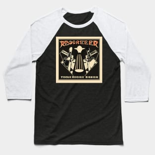 Vintage Rock and Roll Gibberish Poster Baseball T-Shirt